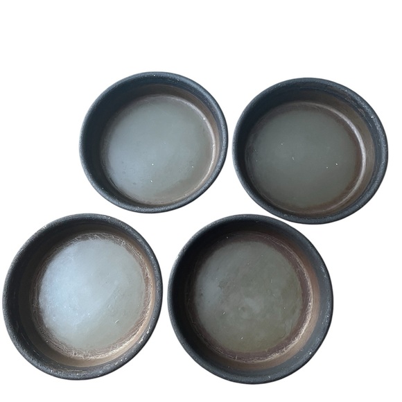 VTG Lot Of 4 Pizza Hut Personal Pan Pizza Pans With Lids Deep Dish 7” - Picture 3 of 6